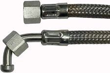 TUBO FLESSIBILE PER BRUCIATORI A GASOLIO 1/4”F conico x 1/4”F conico curvo