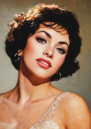 Illustrazione oli unici - , gina