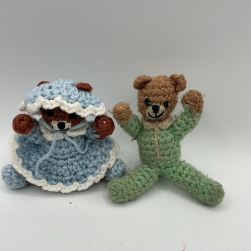 Handmade crochet teddy bear - teddy,