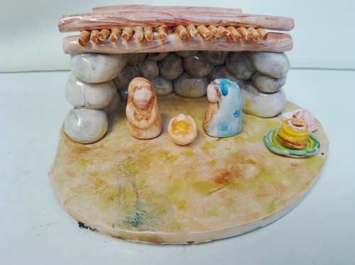 Presepe ceramica - presepe, in