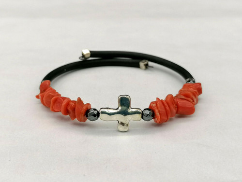 Bracciale corallo rosso - corallo,