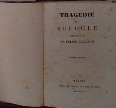 Tragedie sofocle tradotto - si,
