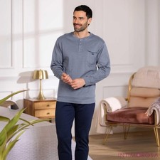 Pigiama uomo scollo serafino