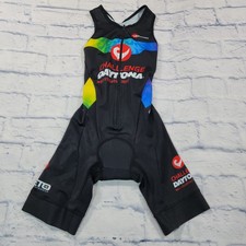 Veneto Sportswear TAGLIA XS Traithlon Challenge Daytona Tri Tuta Nero Imbottito
