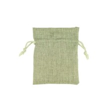 Sacchetto portaconfetti VERDE laminato oro 10x12 cm BOMBONIERA 1FVS