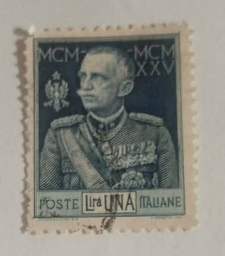 Francobollo regno italia re - francobollo,