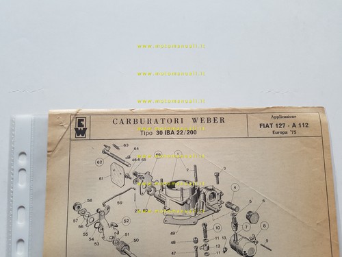 Weber carburatore iba - weber,