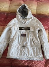Giubbotto Donna Napapijri Giubbino Taglia XS Cappotto BiancoPiumino Woman Jacket