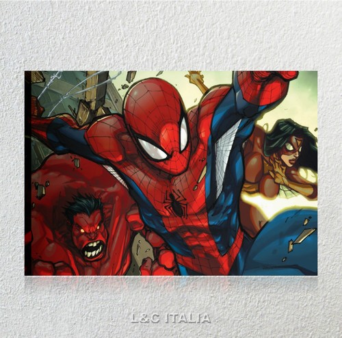 Spider man marvel quadro - spider,
