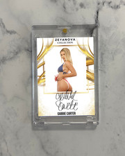 Gabbie Carter Trading Card Fanart Autografo Firma Da Collezione