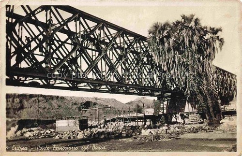 Eritrea ponte ferroviario sul - ferroviario,