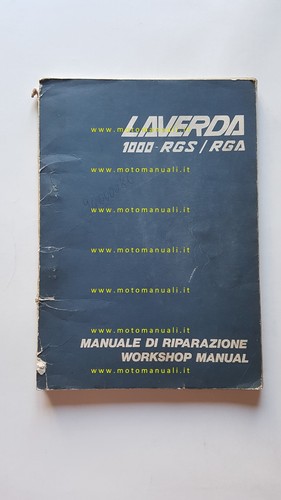 Laverda 1000 rgs - laverda, manuale