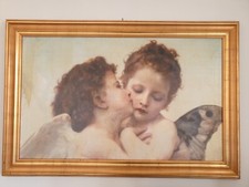 William Adolphe Bouguereau Amore Psiche Amour Psyché STAMPA SU TELA putti angeli