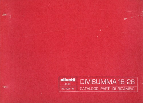 Olivetti stac divisumma - divisumma, 18