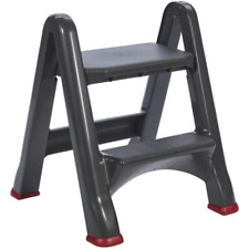 Curver Sgabello Pieghevole Salvaspazio 2 Scalini Antiscivolo Scaletta Sicura