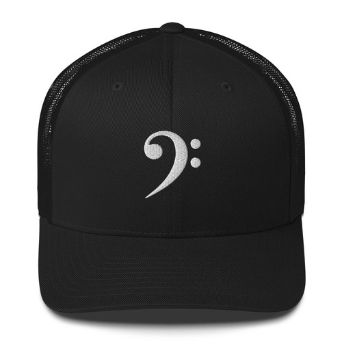 Cappello ricamato basso clef - cappello,