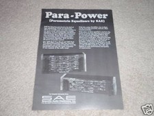 Pubblicità equalizzatore SAE