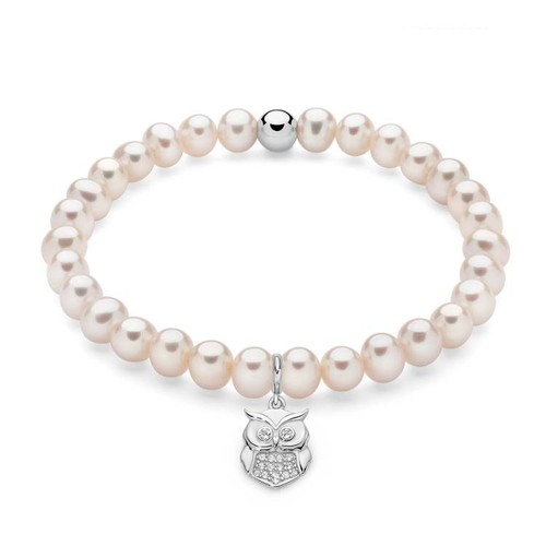 Bracciale donna miluna perle - bracciale,