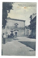 PAGANICA L'AQUILA PIAZZA UMBERTO I VIAGGIATA 1942 FP #1836