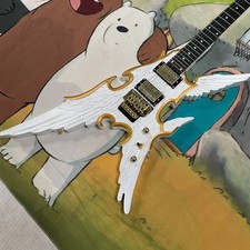 Engraved Angel Wings Chitarra