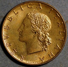 Italy 20 Lire 1974 KM# 97