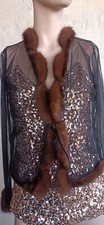 Giacca donna rete collo - e,