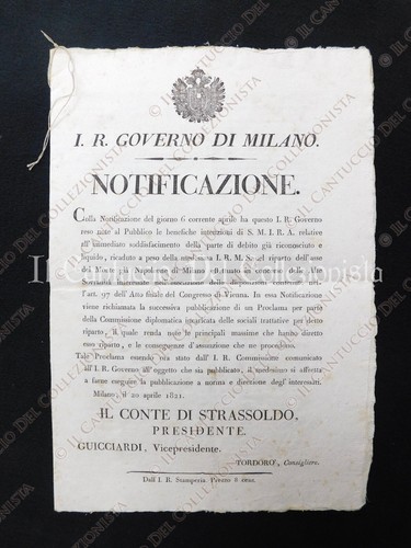 1821 regno lombardo veneto - 1821, lombardo-veneto