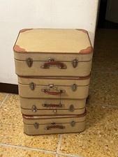 Set Valigie Vintage in pelle