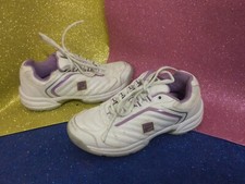 FILA❤️SNEAKERS IN PELLE BIANCA E LILLA N 37 ??☃️⛄️