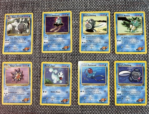 Lotto carte pokémon misty - carte, misty’s