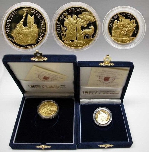 Vaticano 50 euro oro - +,