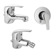 Set rubinetti lavabo bidet e