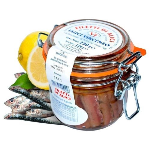 Filetti alici acciughe sciacca - acciughe,