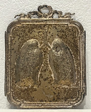 Antico EX VOTO ANATOMICO in argento - POLMONI - DEVOZIONE religione FEDE