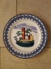 ANTICO PIATTO DA COLLEZIONE VEDOVA BESIO & FIGLIO CON ESPOSITORE