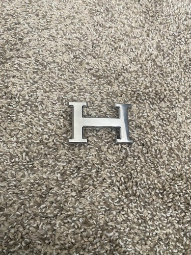 Hermes fibbia argento - hermes,