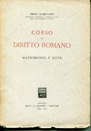 Corso diritto romano - corso,