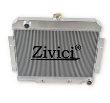 Radiatore in alluminio per Jeep CJ CJ5 CJ7 L6 V8 1970-1986 chevy engine AT/MT