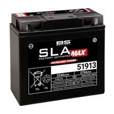 BATTERIA BS BATTERY SLA MAX 51913 per BMW 650 R 65 GS 1987-1992