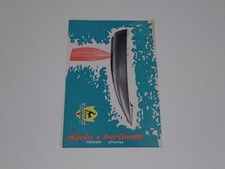 CIGALA E BERTINETTI SCAFO FOCA IMBARCAZIONE DEPLIANT BROCHURE PROSPEKT (C1-51)
