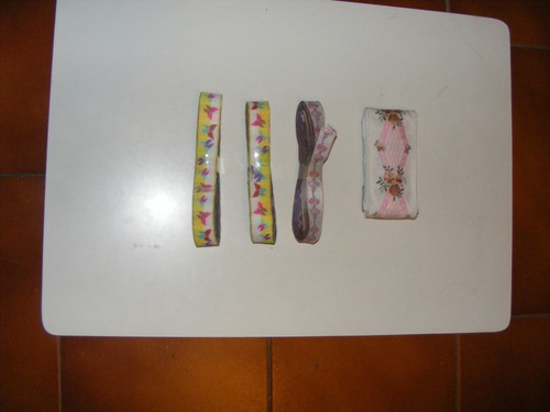 Lotto bordi nastri nastrini - lotto, 4