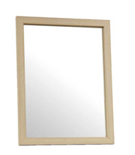 SPECCHIO DA PARETE 50*70 NATURALE CHIARO CORNICE LEGNO MURO CLASSICO MODERNO