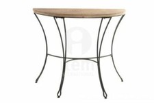 CONSOLLE IN FERRO BATTUTO CON