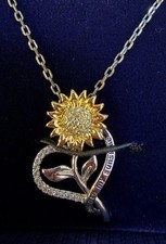 Collana Girasole Strass