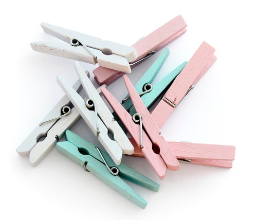 Mollette legno 47mm mix - 47mm,