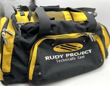 Rudy Project Borsone Grande, Borsa Attrezzatura Ciclismo Triathlon Nero e Giallo