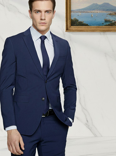 Abito uomo blu navy elegante - abito,