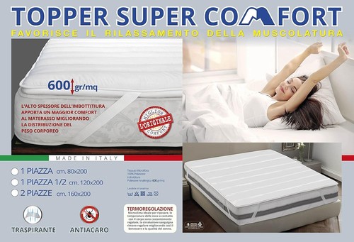 Topper microfibra 300 - microfibra, e/o