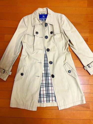 Trench coat burberry - coat, blue