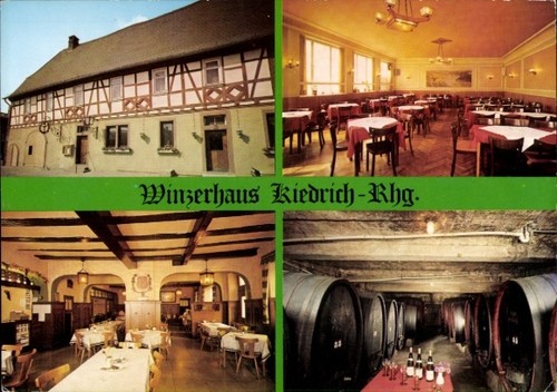Cartolina kedrich rheingau - kedrich,